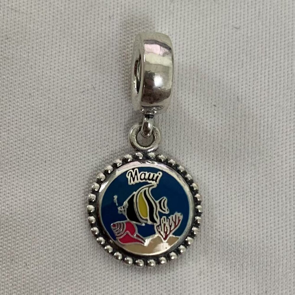 Pandora Florida Exclusive Key West Buoy Charm, S925 Silver Bracelets